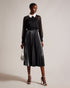 CHAYSE-Tops-Contrast Collar Blouse- Ted Baker Romania